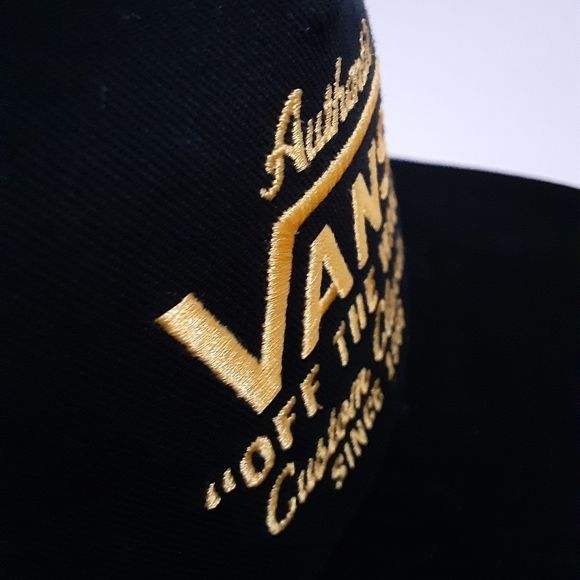 Vans Mens Black Skateboard Snapback Hat - Picture 3 of 6